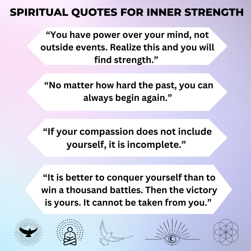 Quotes for spiritual strength